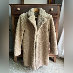 Uniqlo Camel Sherpa Coat